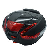 Maletero ba&uacute;l AMX para moto 38LT rojo