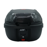 Maletero ba&uacute;l AMX para moto 30LT negro