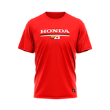Camiseta para hombre Honda LS2 SINERGIA roja