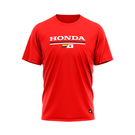 Camiseta para hombre Honda LS2 SINERGIA roja