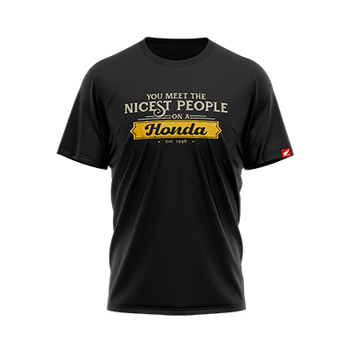 Camiseta para hombre Honda VIN2 NICEST negra