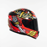 CASCO INTEGRAL AMX DEFENDER SAMURAI ROJO TALLA XLARGE