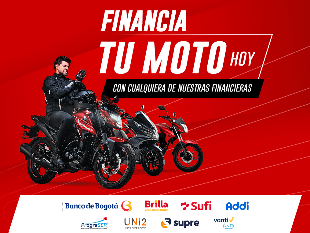 Financia tu moto Honda con nuestras financieras