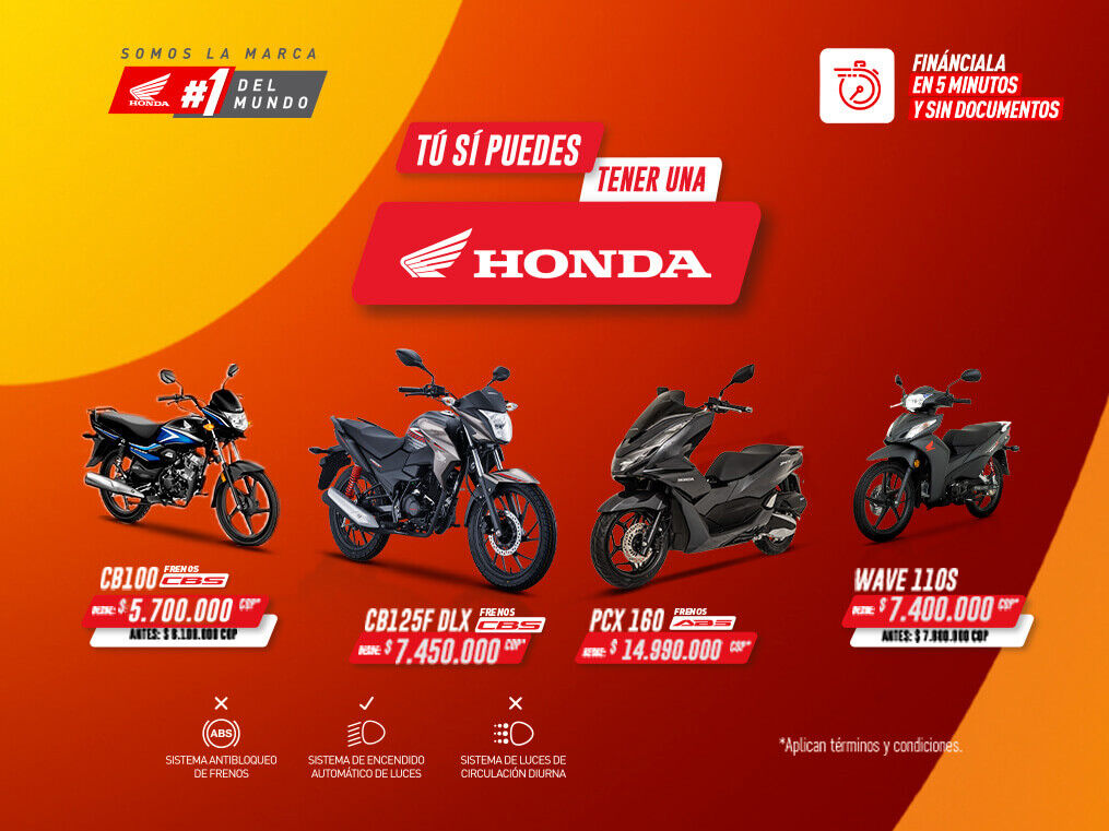 Tu si puedes tener una Honda