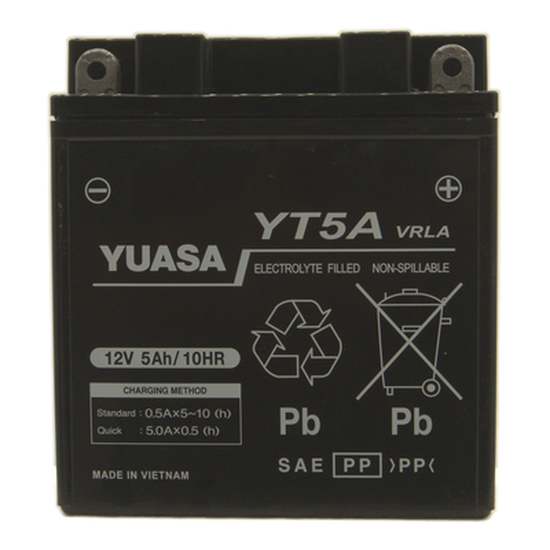 Bateria Yuasa pila YT5A